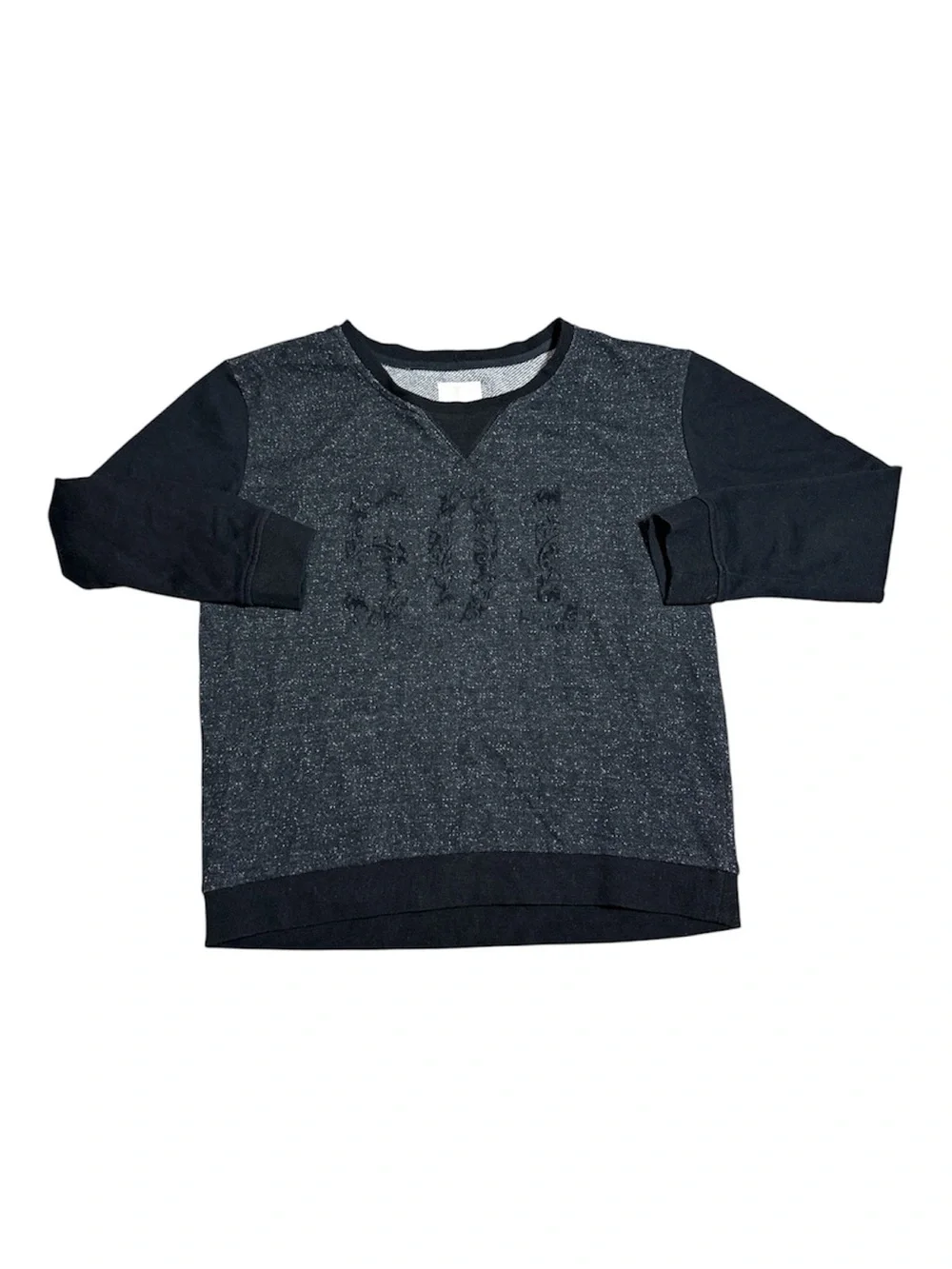 Levi’s Women’s 501 Crewneck Sweatshirt Medium Black Gray